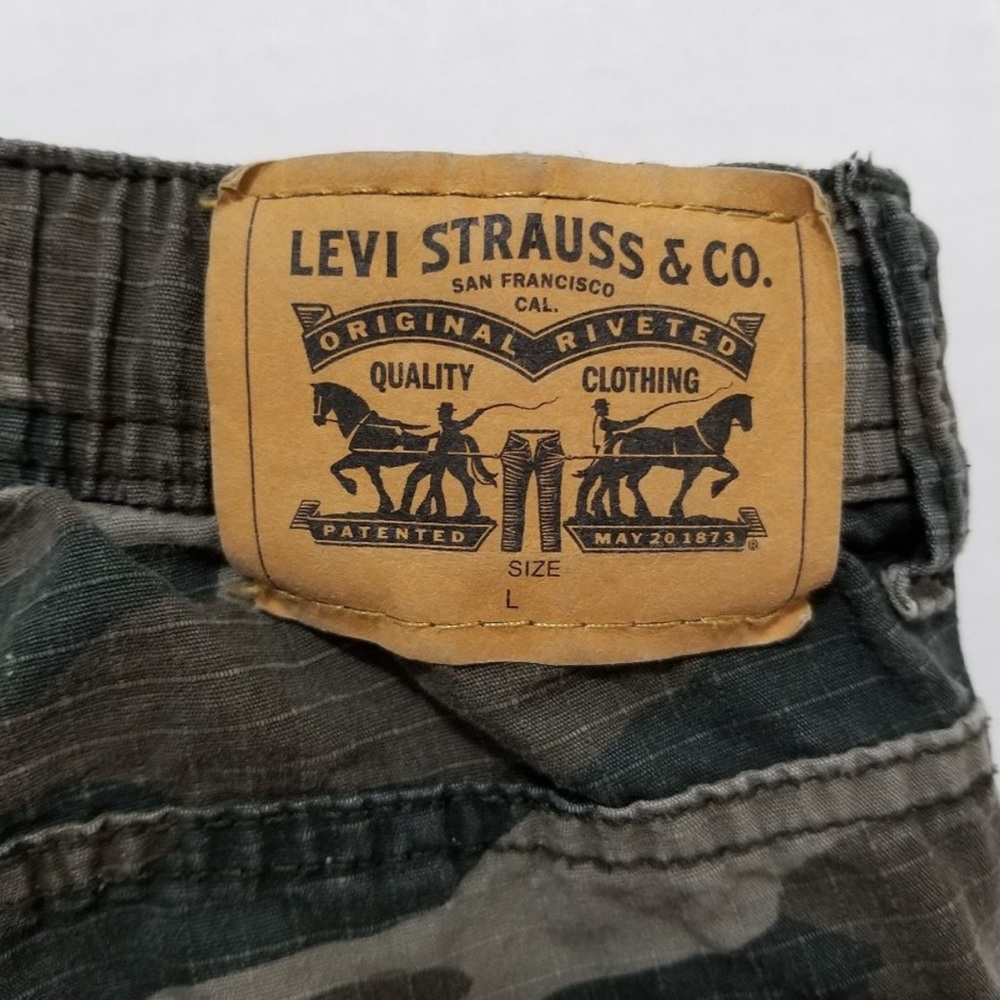 Levi Strauss camo joggers BOYS LARGE - Picture 5 of 7
